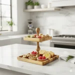 شیرینی خوری دو طبقه مربع - تصویر 2