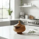 قندان پایه دار گردو