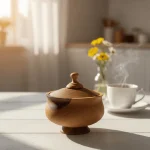 قندان پایه دار گردو - تصویر 3